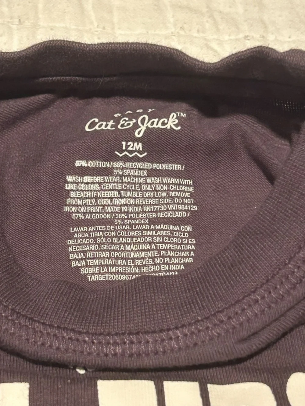 Cat & Jack MY FIRST RODEO 12m